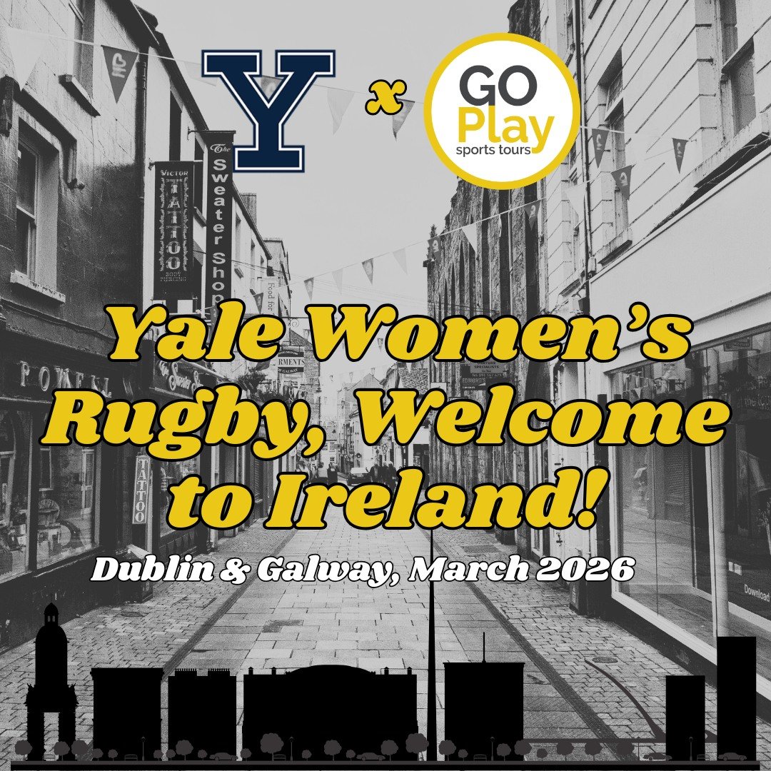 Welcome to Ireland @yalewomensrugby 🏉
Good Luck🍀