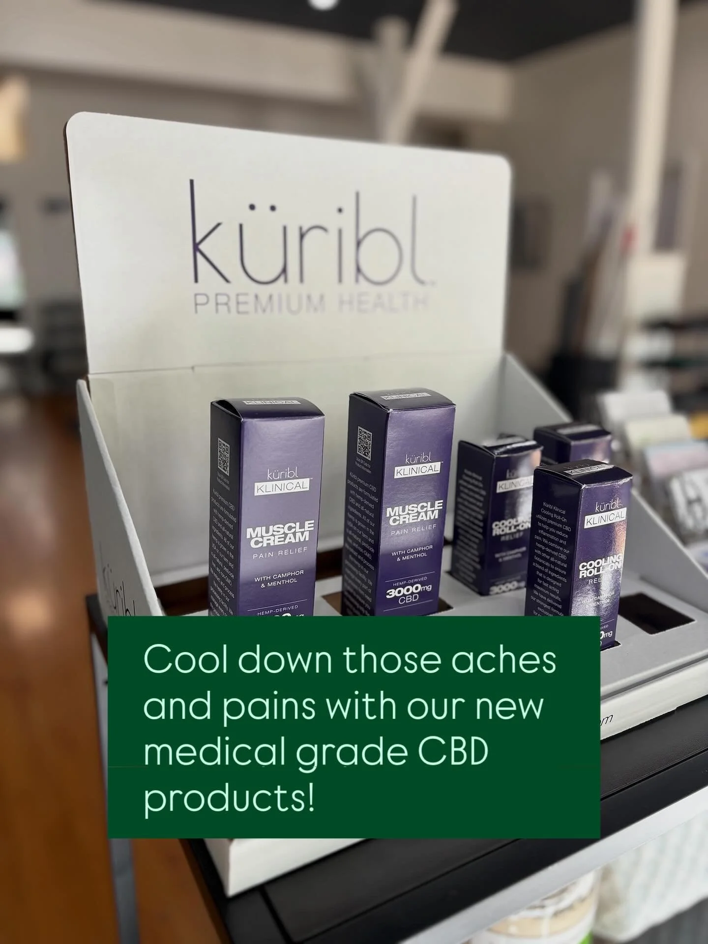 We are excited to announce that we now sell medical grade CBD topicals through @kuribl_klinical (pronunced &ldquo;curable&rdquo;). We&rsquo;ve been searching a topicals we could confidently recommend and sell at our office for those pains that come u
