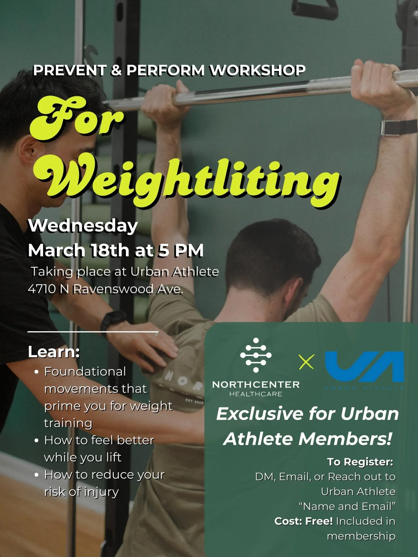 Join @dr.zachmain in an exploration of foundational movements that support weightlifting and cues that will help to keep you safe as you get stronger day in day out!
🌿
To book DM Urban Athlete!
🌿
Move. Improve. Thrive