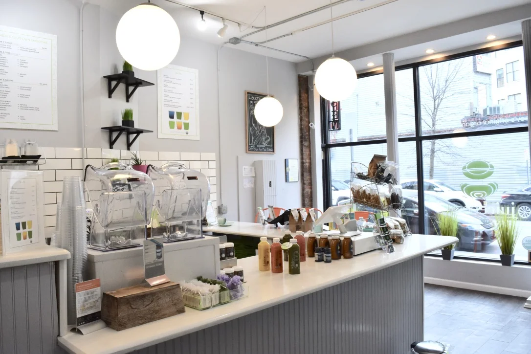 Stores Asbury Park and Jersey City — juice basin