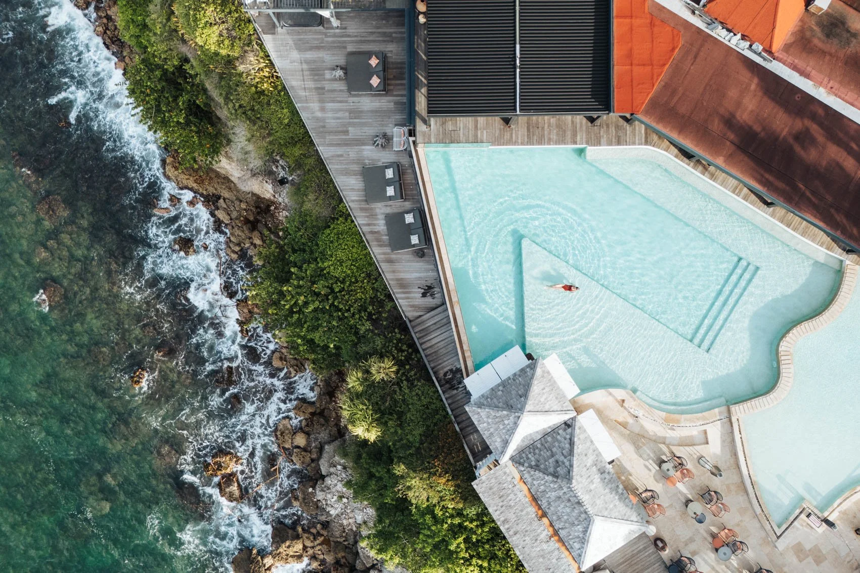 Hôtel la Toubana Guadeloupe Grande Terre piscine vue mer