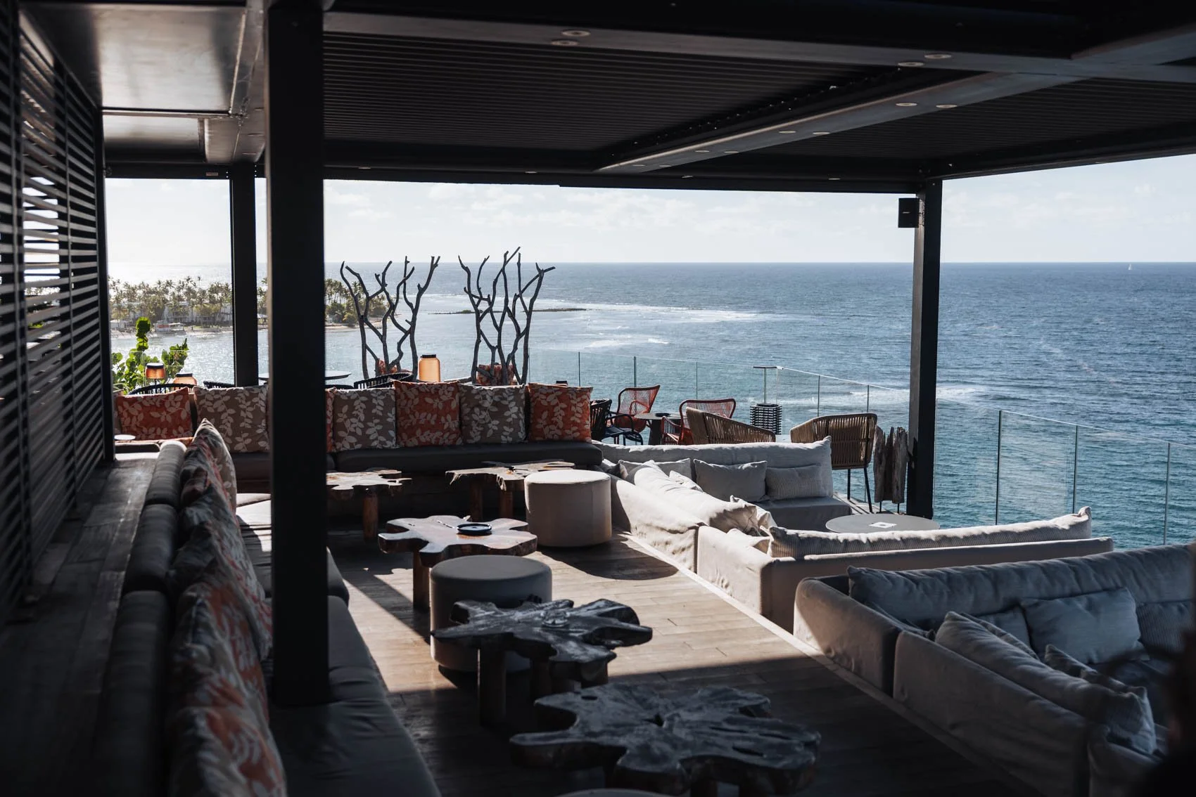Hôtel la Toubana Guadeloupe Grande Terre terrasse vue mer