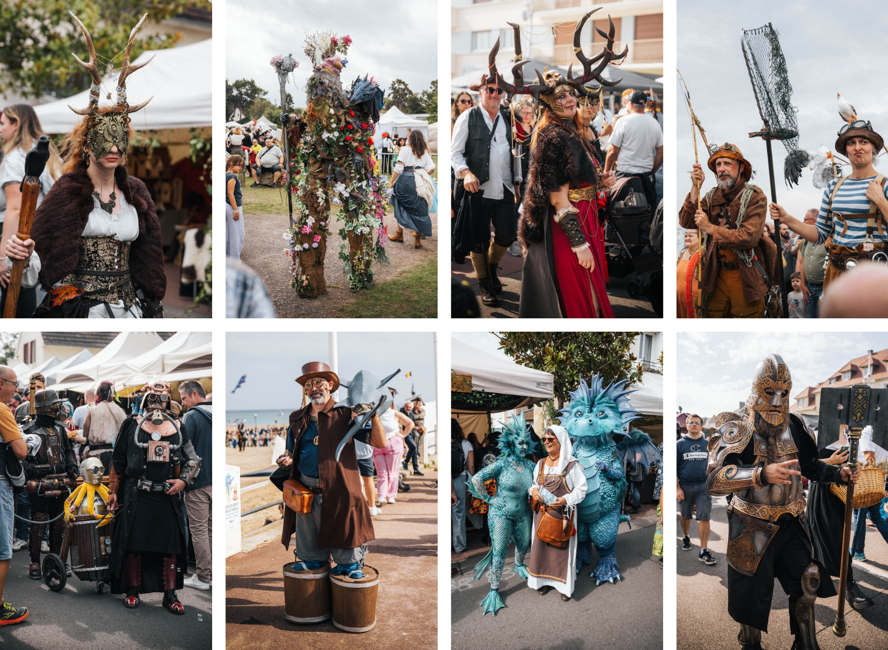 Week end Normandie Pays Auge festival Cidre et dragon merville franceville costumes