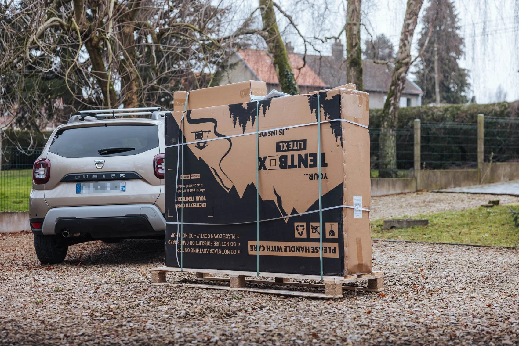 avis tente de toit tentbox livraison carton palette