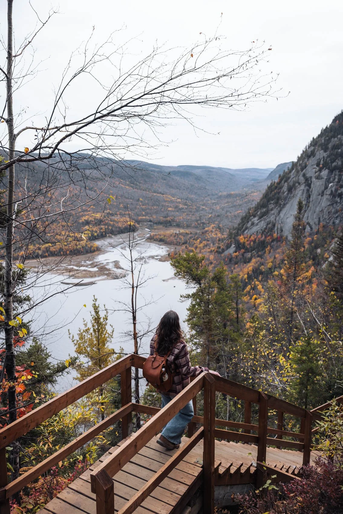 Itinéraire road trip Québec Automne parc national fjord saguenay randonnée notre dame