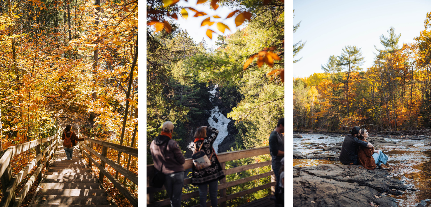 Itinéraire road trip Québec Automne Parc Lanaudière Mauricie chutes sainte Ursule