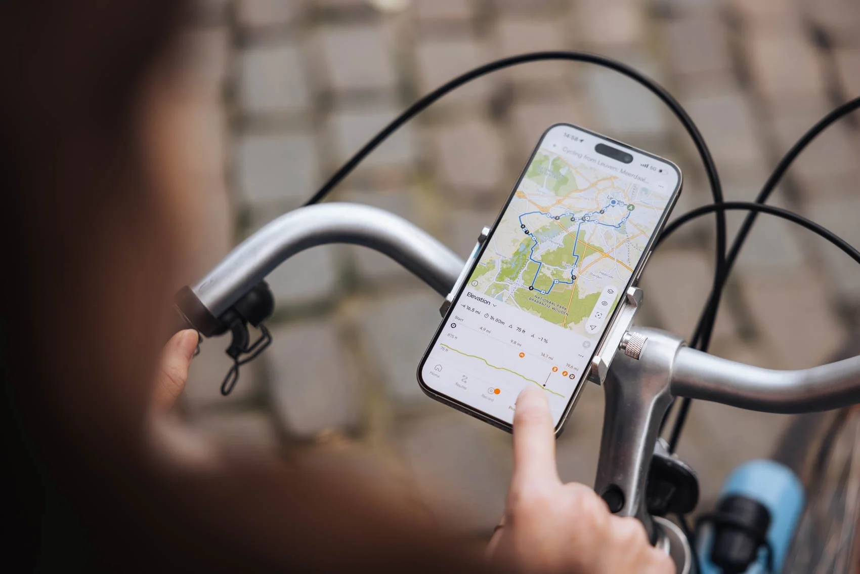 Louvain Leuven Belgique itinéraire vélo parc national forêts du Brabant carte