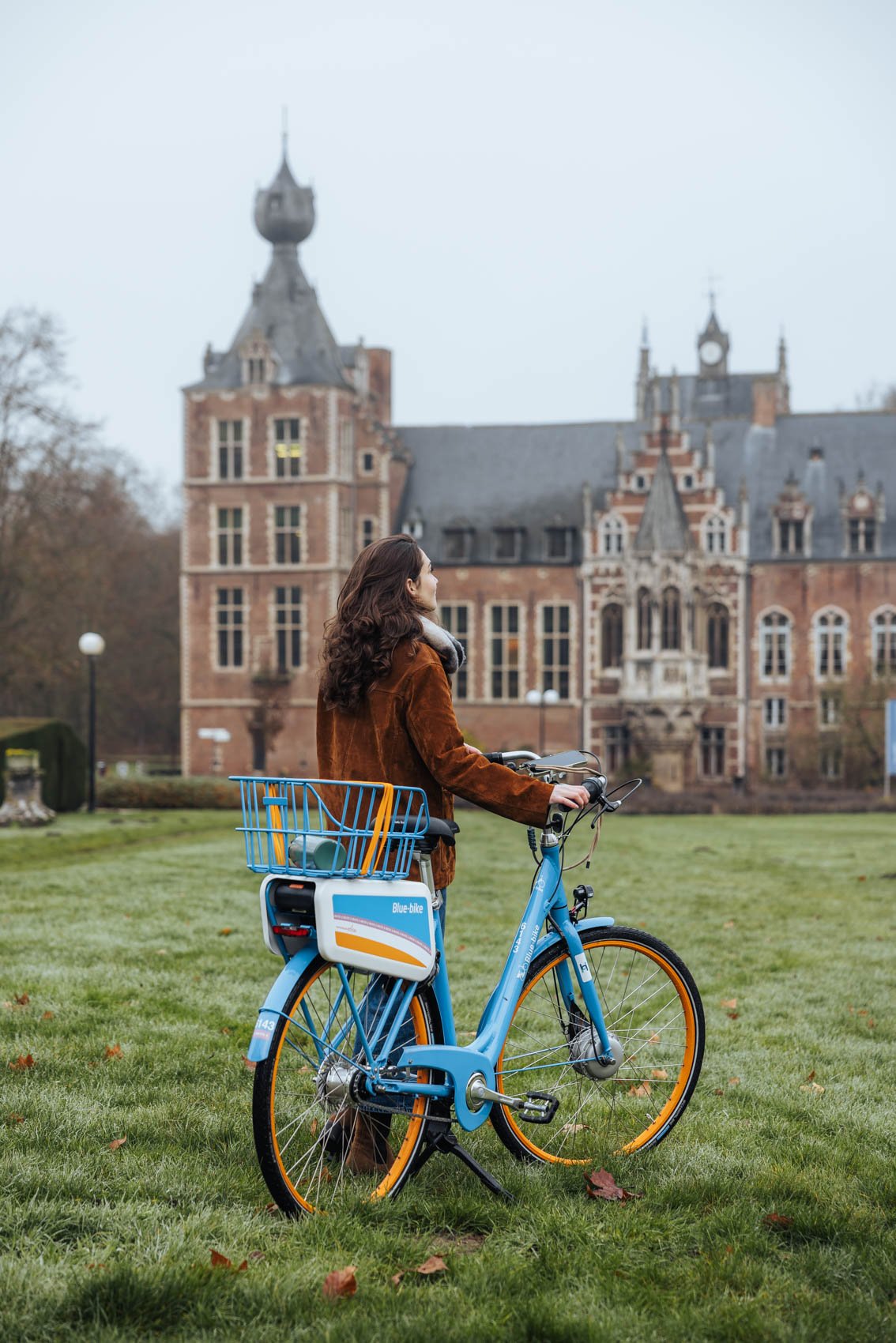 Louvain Leuven Belgique château Arenberg vélo Blue bike