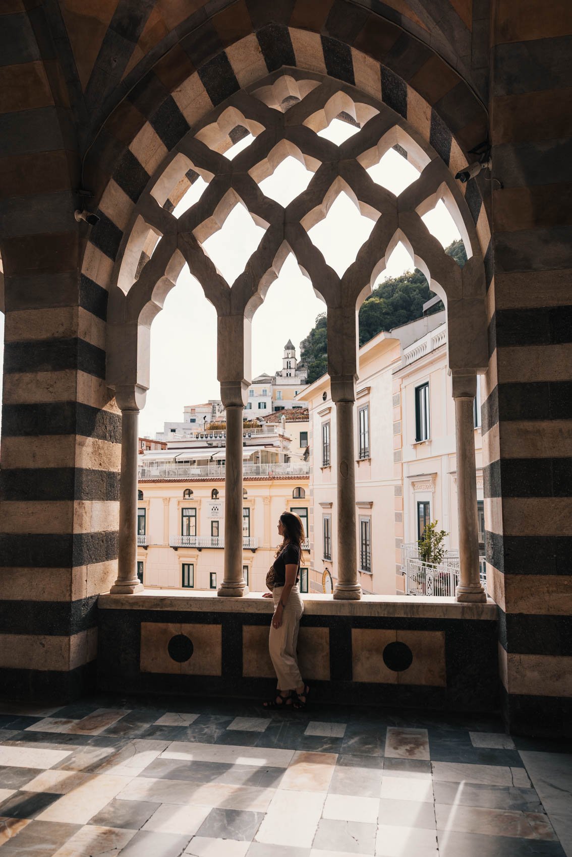 Côte Amalfitaine ville Amalfi arches cathédrale