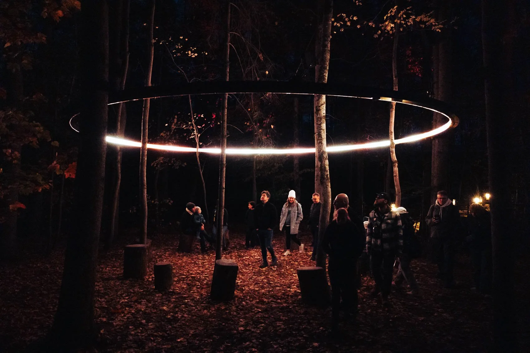 Itinéraire road trip Québec Automne Wendake Onhwa Lumina expérience parcours nuit