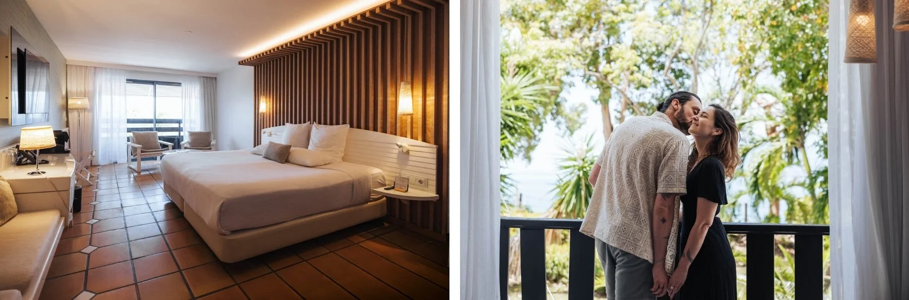 Hôtel la Créole Beach Grande Terre chambre couple