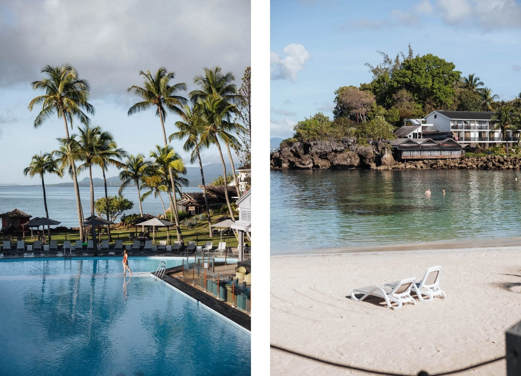 Hôtel la Créole Beach Grande Terre piscine et plage