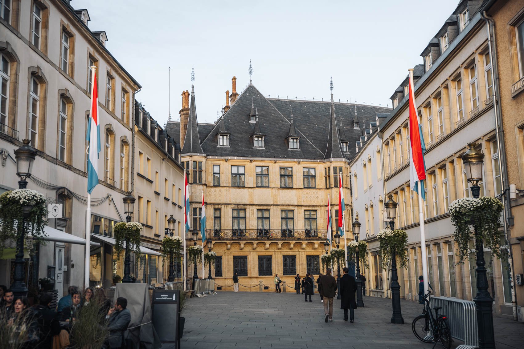 visiter Luxembourg ville haute palais Grand Ducal façade