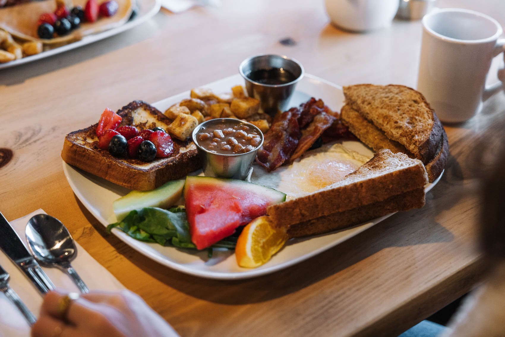 Itinéraire road trip Québec Automne Parc Lanaudière Mauricie Pourvoirie du lac blanc petit déjeuner