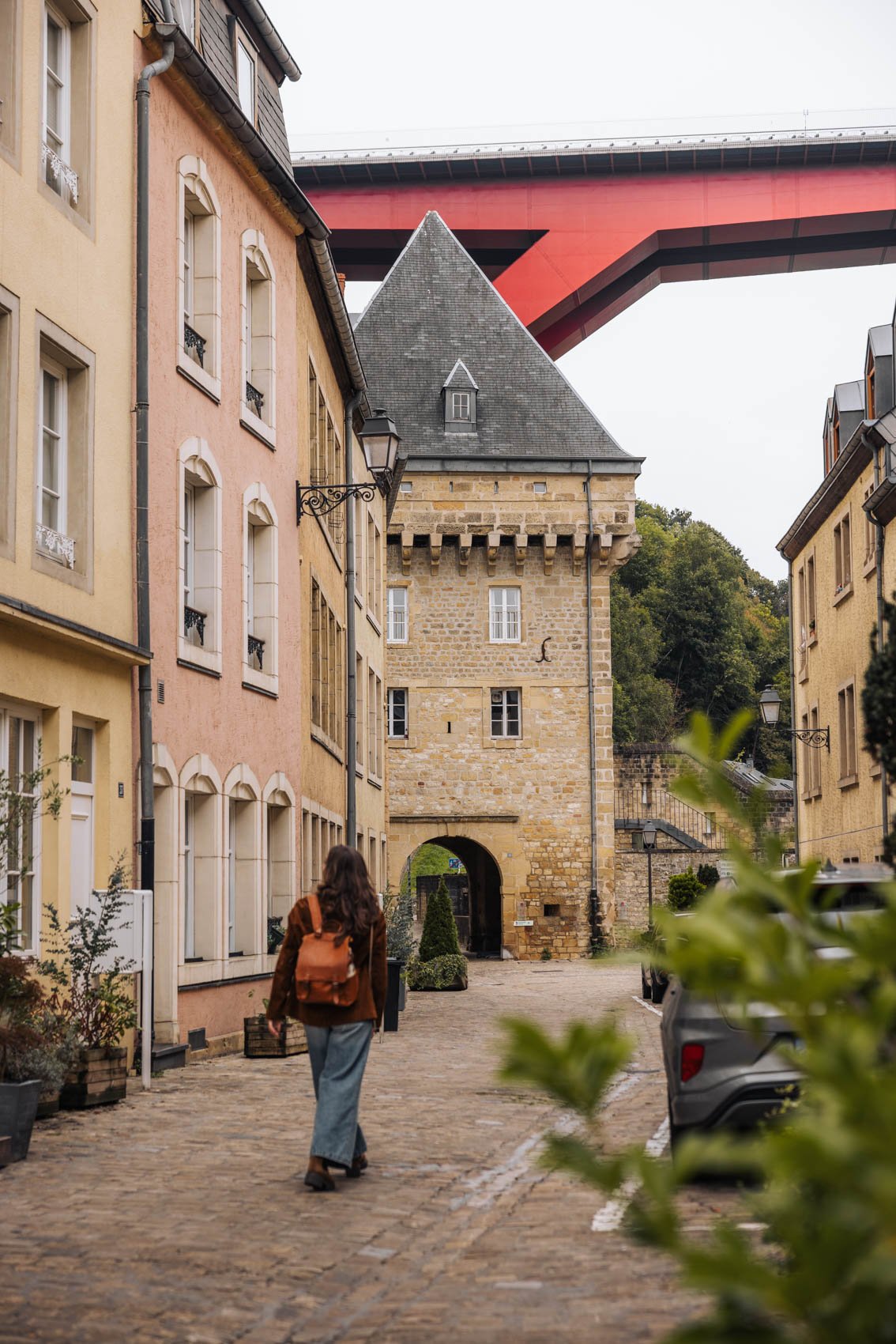 visiter Luxembourg ville basse Pfaffenthal ascenseur pont
