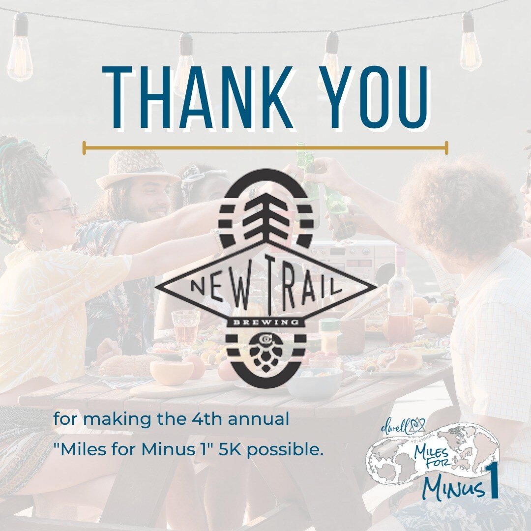 Our friends at New Trail Brewing Company heard about all of the 5k excitement and wanted to get invovled! 

Turn in your post 5K race Dwell Racing Bib to New Trail Brewing Company on Saturday, October 15, 2022, and enjoy a refreshing beverage on the 