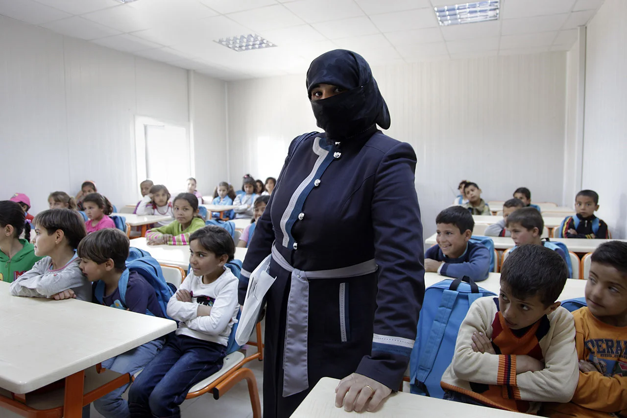 School in the Syrian Refugee Camp
