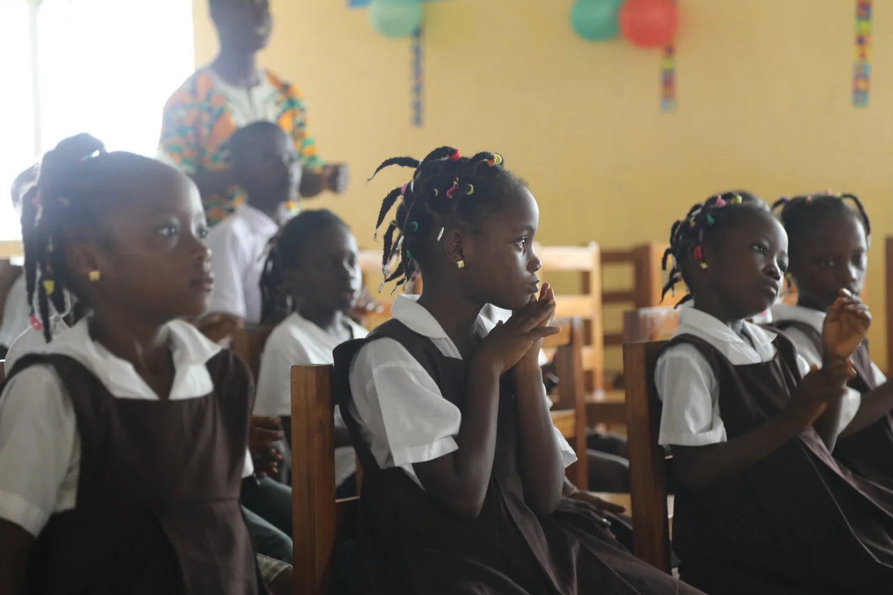 Young girls at MCF Academy, Liberia