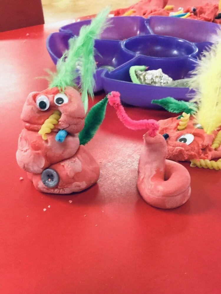 Playing with Playdough