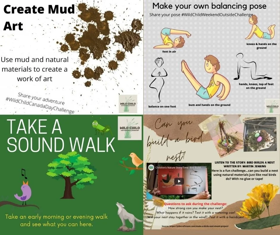 Wild child Weekend Outside Challenge July 3rd