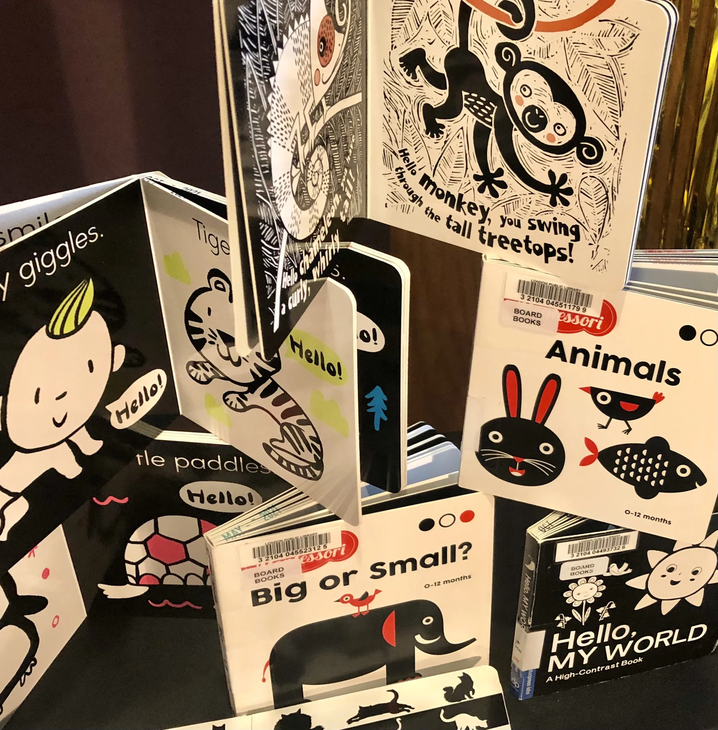 High Contrast Books for Newborns