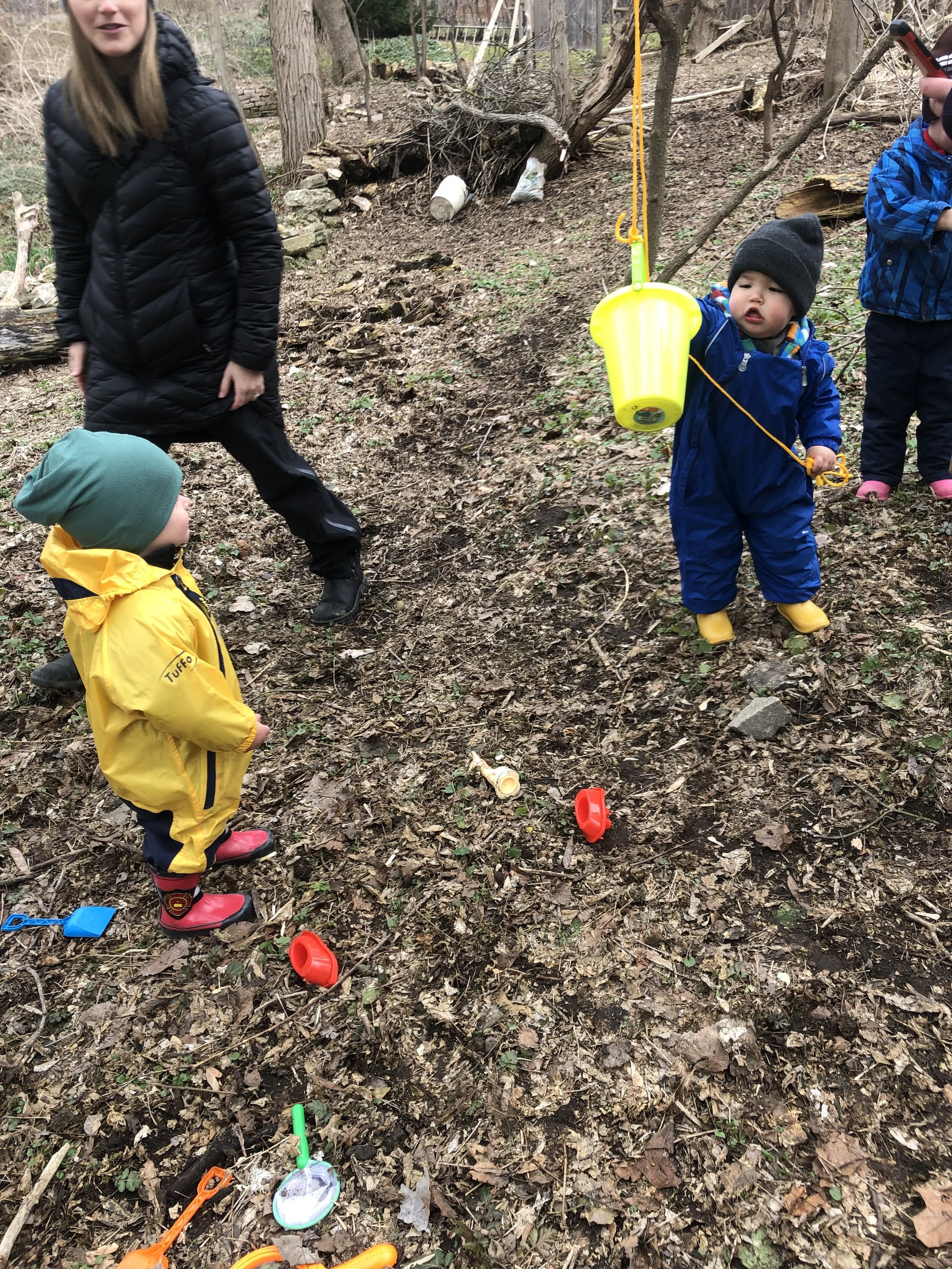 Pulley Play at Woodland Waddlers