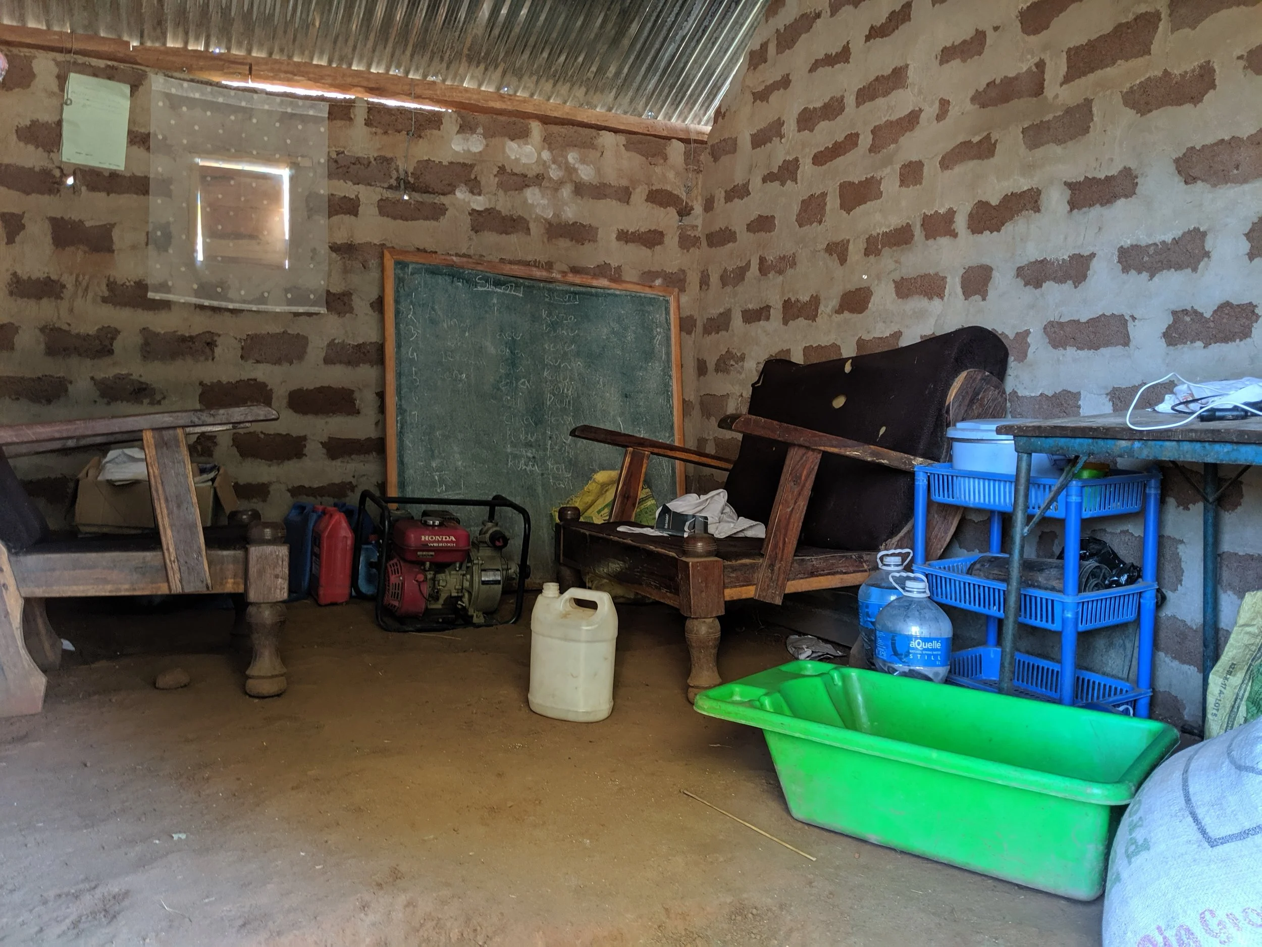Inside Charles's house