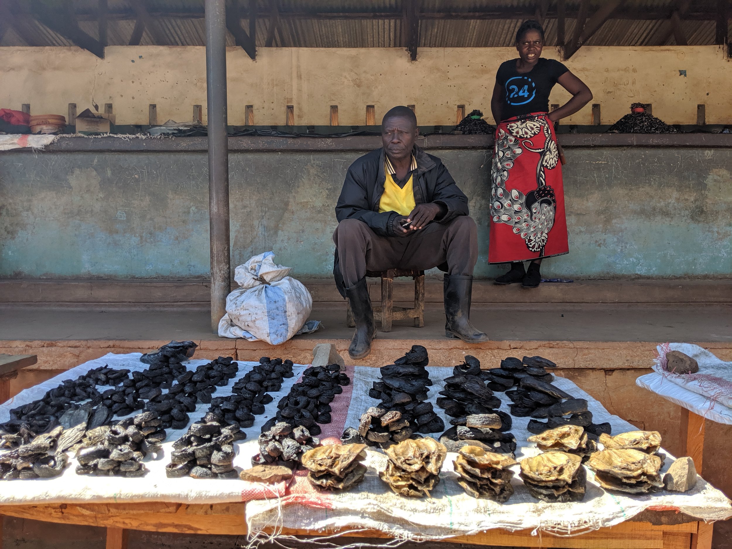 More dried fish at the market