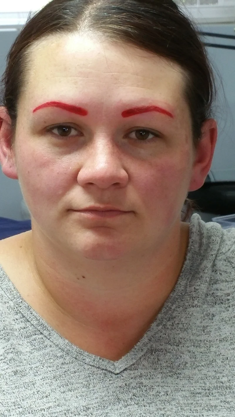 Styles in 2016 are much fuller and so we reshape the brow.