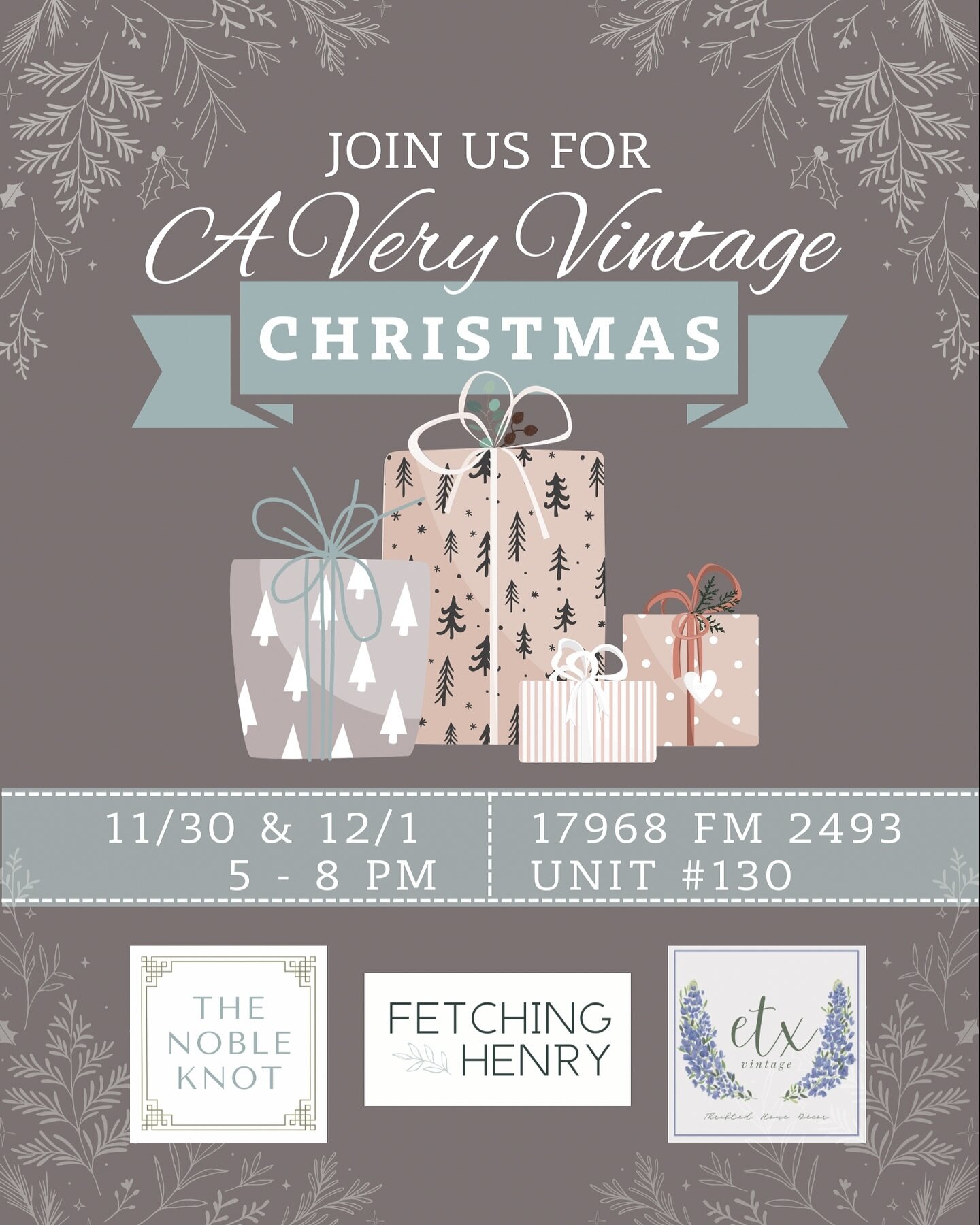 ❄️This Thursday and Friday!❄️

Join myself, @fetchinghenry, and @easttx_vintage for our Very Vintage Christmas event! 

We will be opening the shop doors for you to come browse all the gorgeous vintage home goodies, for yourself or for those on your 