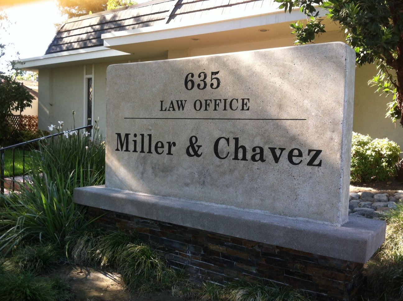 Monument - Masonry - Concrete - Engraving - Miller & Chavez Law Office.jpeg