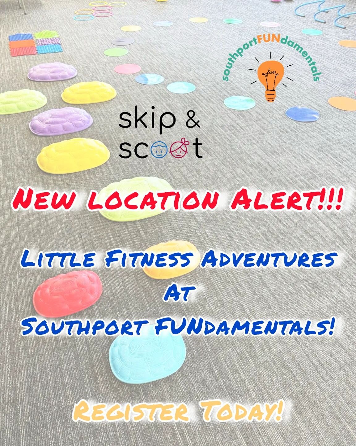 @southportfundamentals + @skipandscoot are teaming up in our newest partnership to bring our Little Fitness Adventures class to the Southport neighborhood!

Sign up in stories or on our website www.skipandscoot.com/classes! Let's go Southport + surro