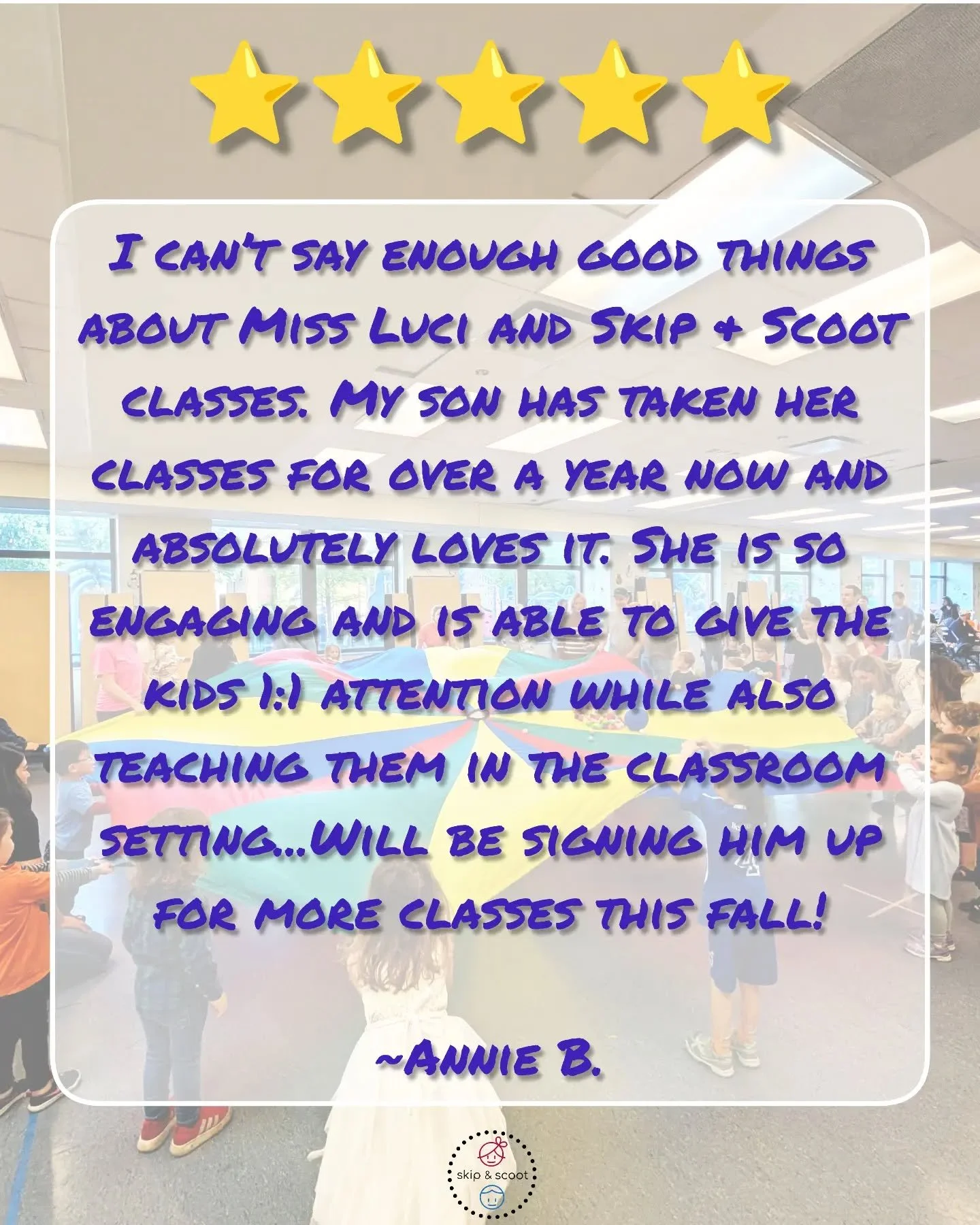 Lately, the reviews have been pouring in and we appreciate it so much! So, get ready for some good ones! 💌⚡🙏🏻

See you in *indoor* class! Stay warm! ☕

www.skipandscpot.com