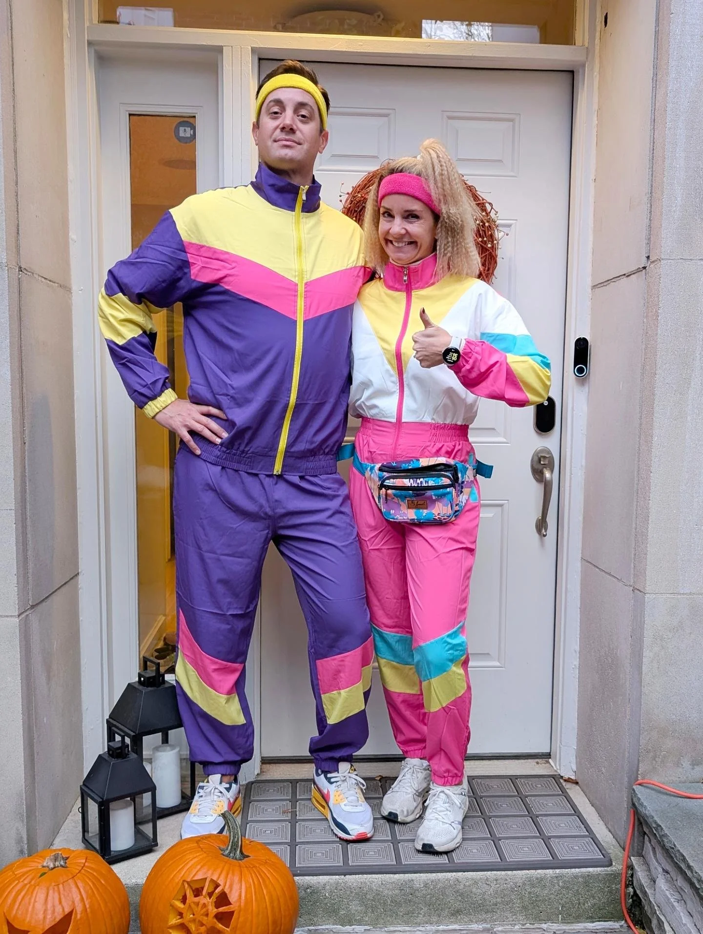 When mom and dad were born in the '80s, there will be signs...😆🎧💽📻🏋🏻 Happy Halloween, @skipandscoot crew!! We 🫶🏻 you!