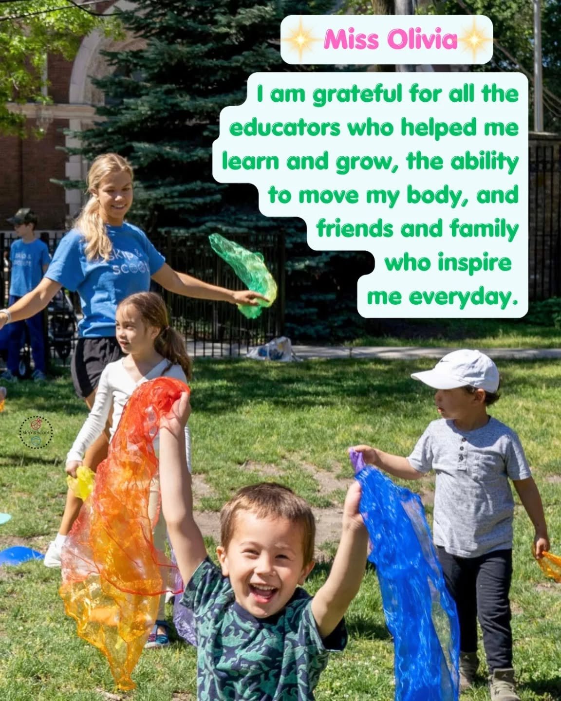 ✨ JOY✨ Miss Olivia is kind, engaging, and loved by our students! We are so grateful to have her on our events team, playing with the kids in light and joyful ways. 

Little Fitness Adventures class is on this spring in #lincolnparkchicago! Find us ou