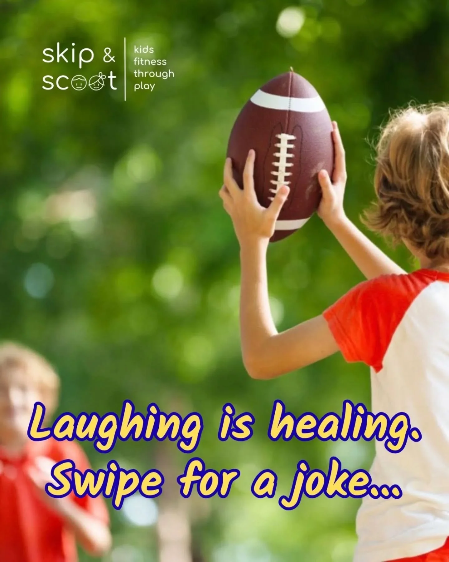 Laughter is a TOP priority at @skipandscoot! 😍 We make parachute tents and take turns telling jokes. I wish we had videos of some of the kids exclaiming their punchlines- truly hilarious and cute. 🥹

Kid-friendly joke content requested for our next