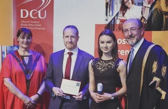 Grace Kelly receives a DCU Academic Entrance Scholarship  
