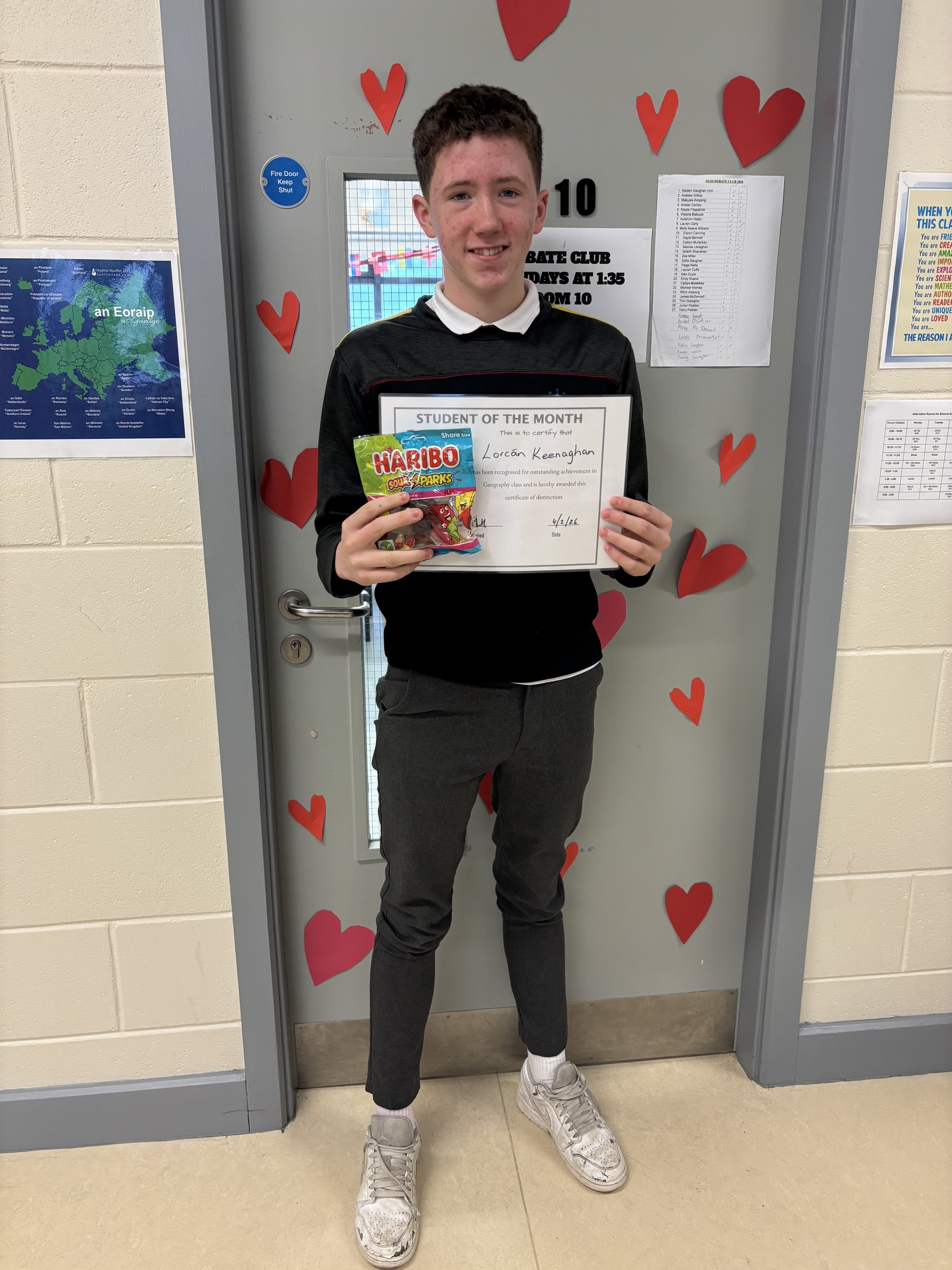 STUDENT OF THE MONTH AWARDS