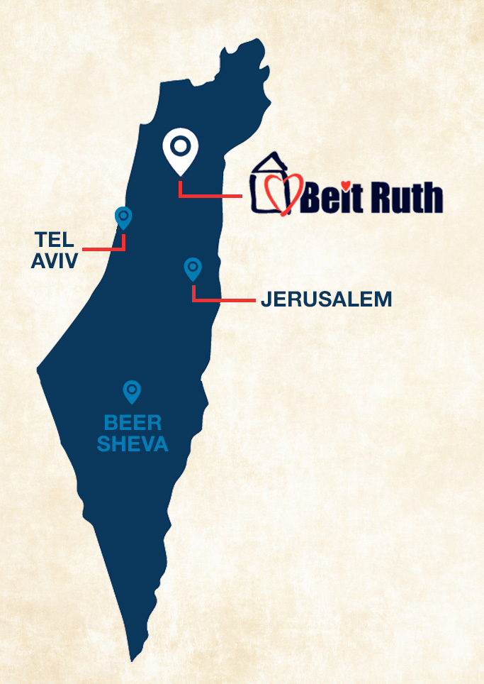 Map to Beit Ruth