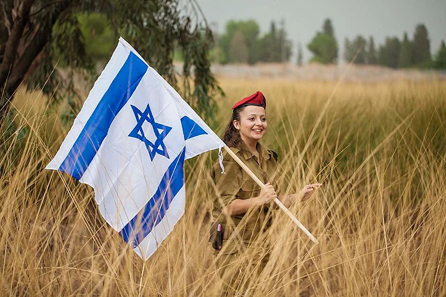Beit Ruth Alumni - girl with Israeli flag