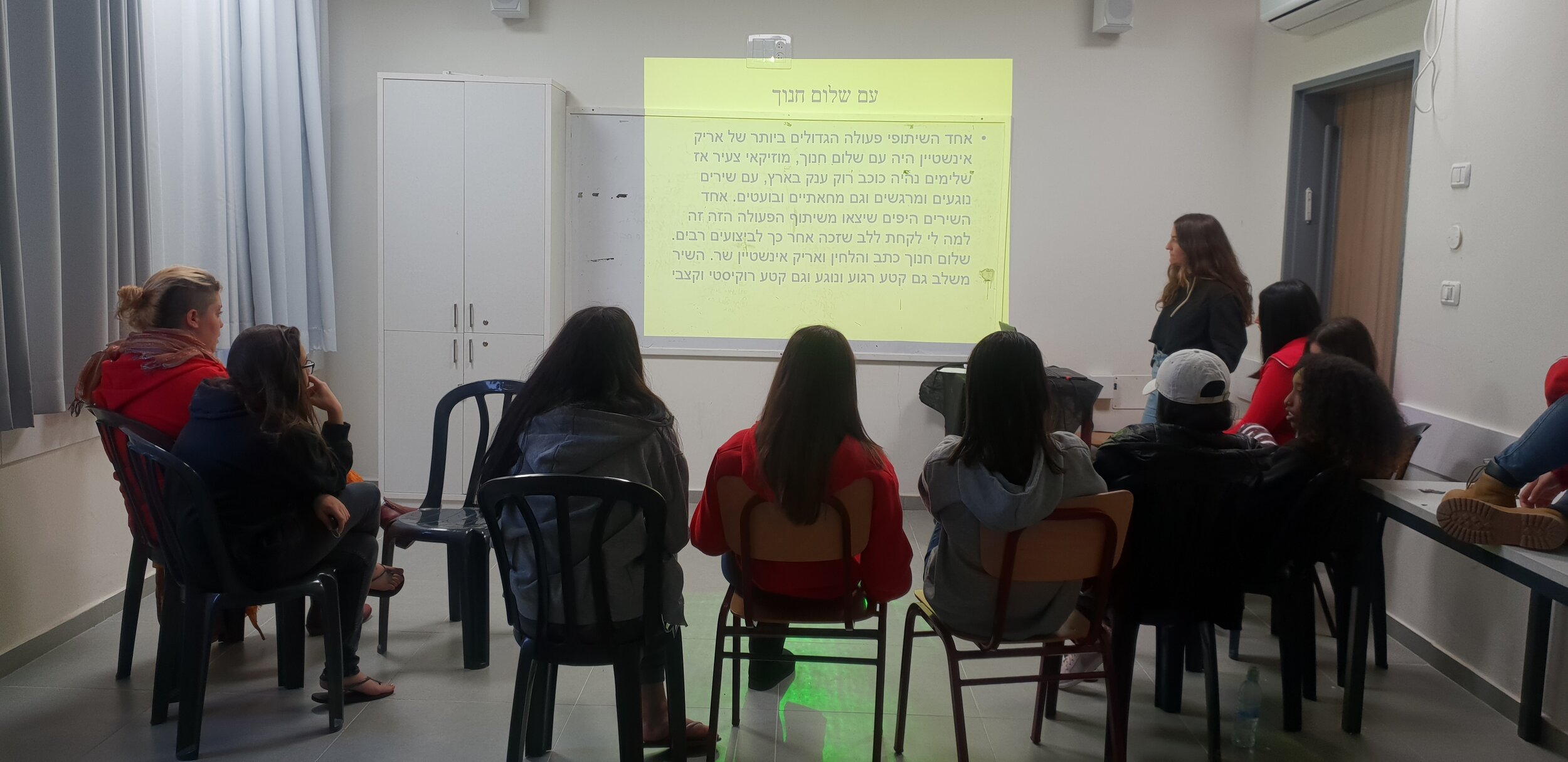 Girls learning in a classroom