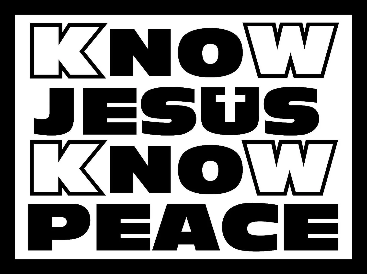 "Know Jesus, Know Peace" episode artwork