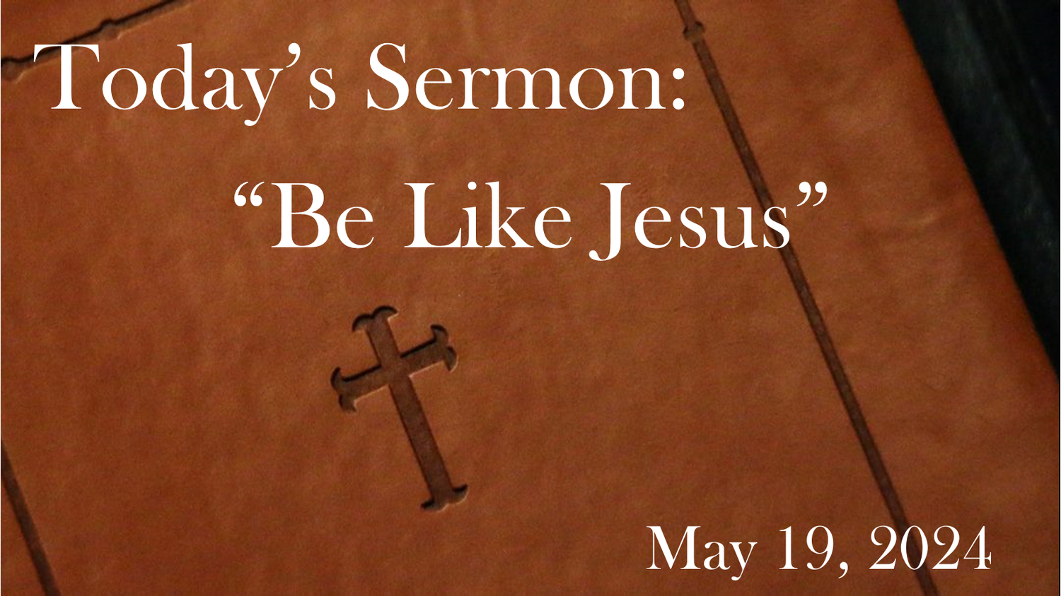 "Be Like Jesus" episode artwork