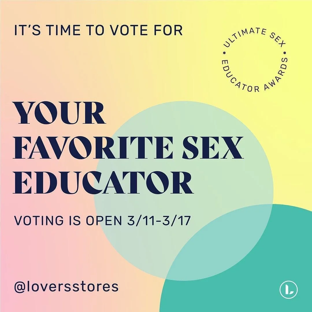 #repost @loversstores
・・・
Have you voted yet? 📣⁠⠀
⁠⠀
Don't miss your chance to vote for your favorite s3x educator! To learn more about our incredibly inspiring top ten finalists, hit the link in bio. Polls close on 3/17. #LoversList