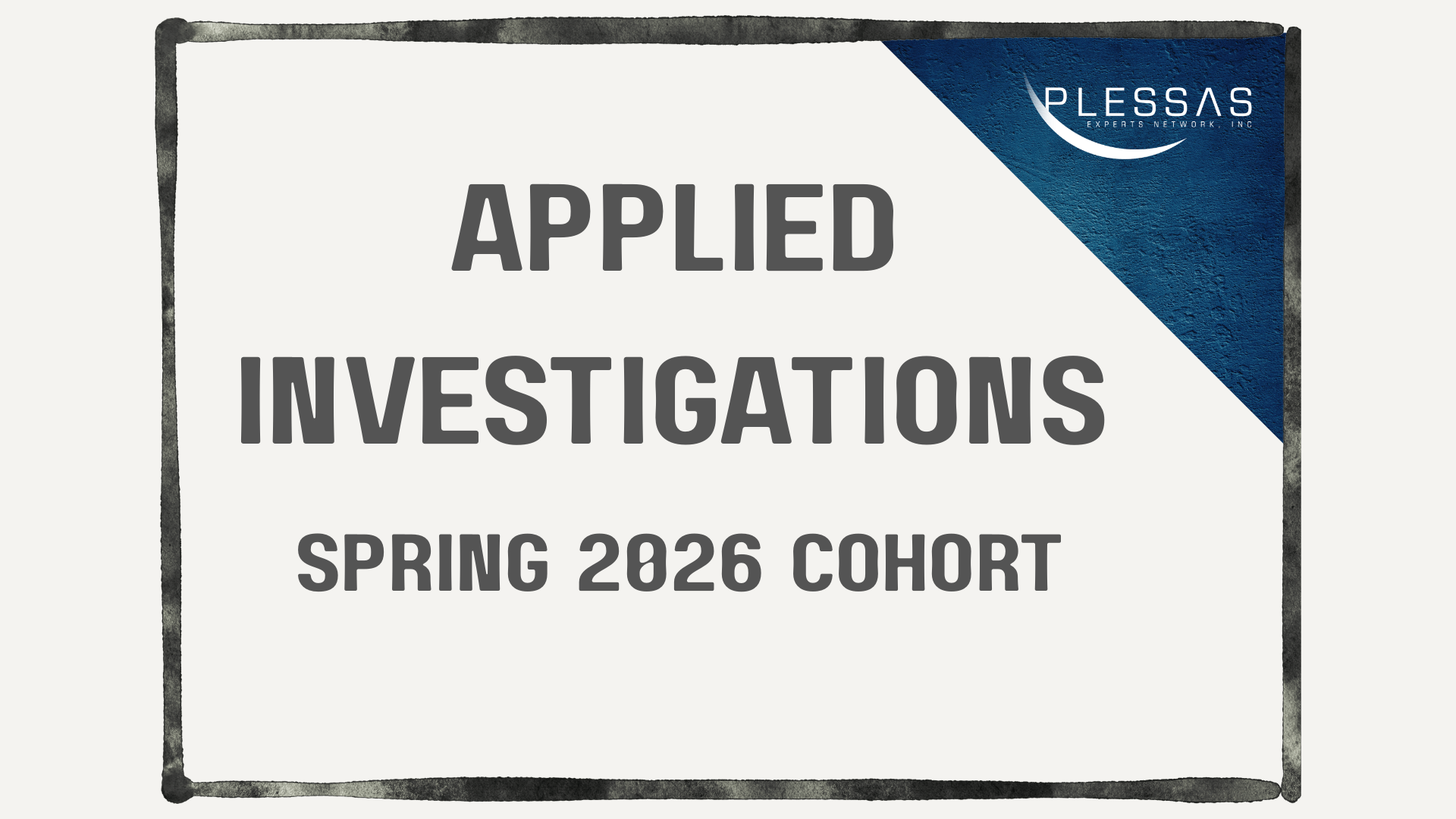 Why We Created the Applied Investigations Spring Cohort | Tool Evaluation Cohort