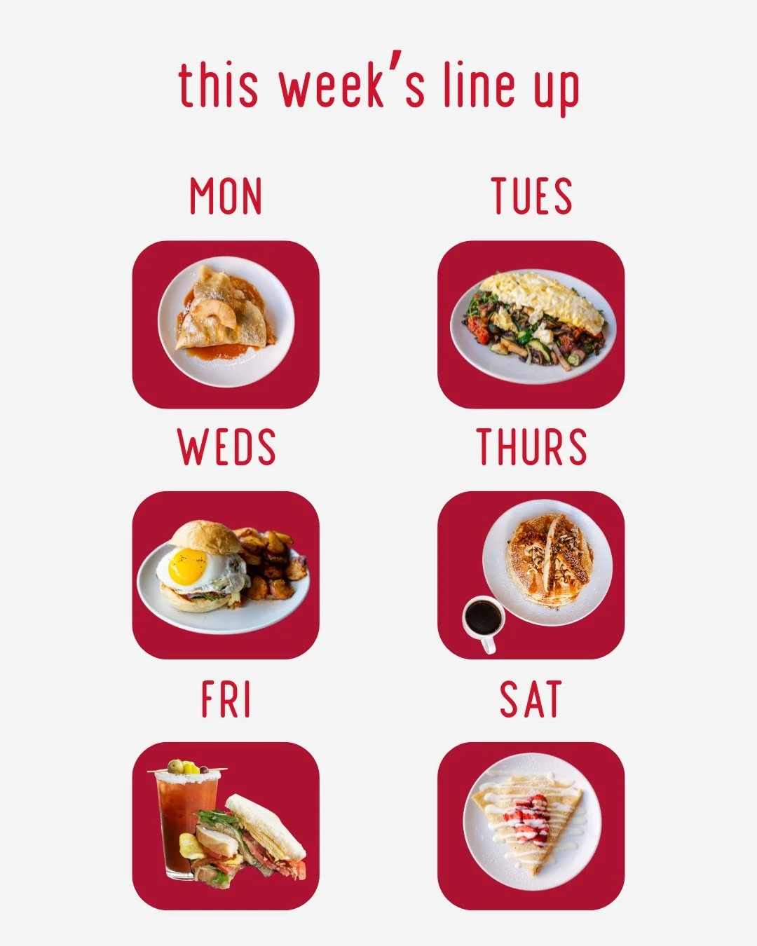 Going to Rooster every day >>> making our own breakfast 😅

We're here from 8AM-2PM, daily!