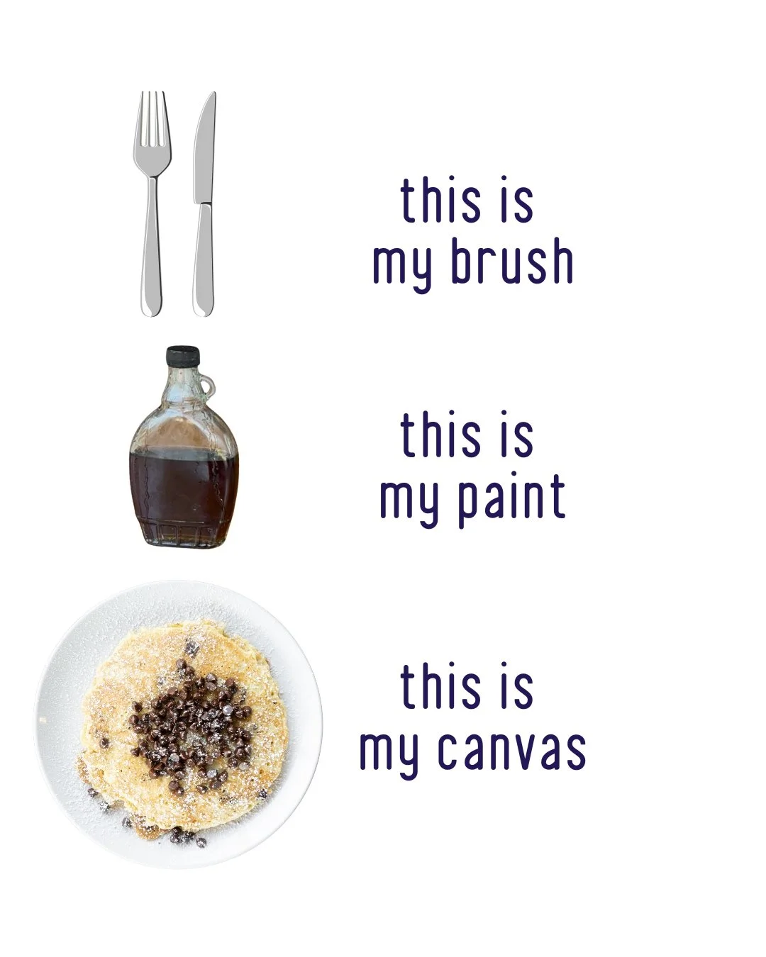 Our type of masterpiece. 😅🍫🥞

Open from 8AM-2PM, daily!