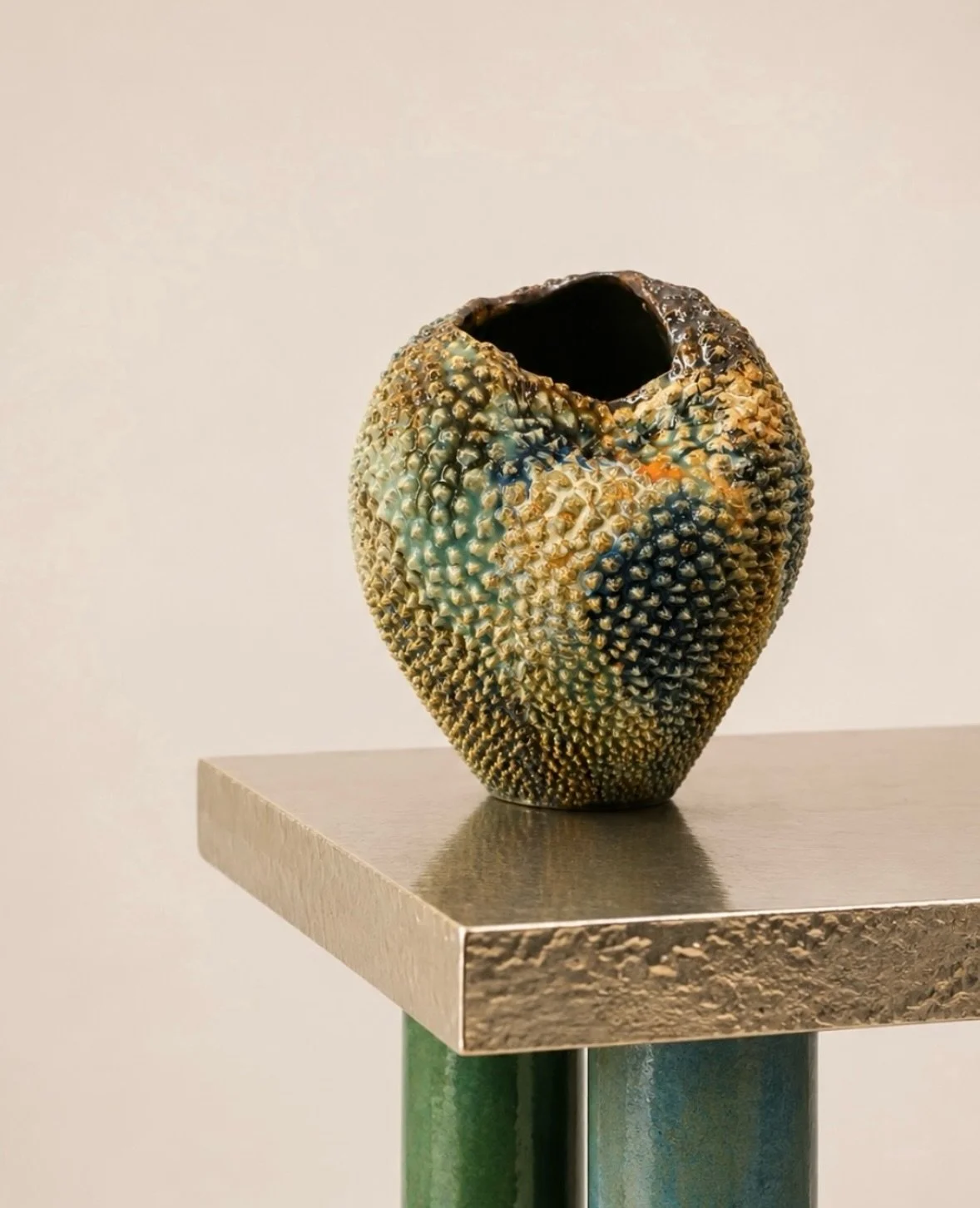 Color therapy.

NEW IN: Jaca Vase No.20 in layered glazes.