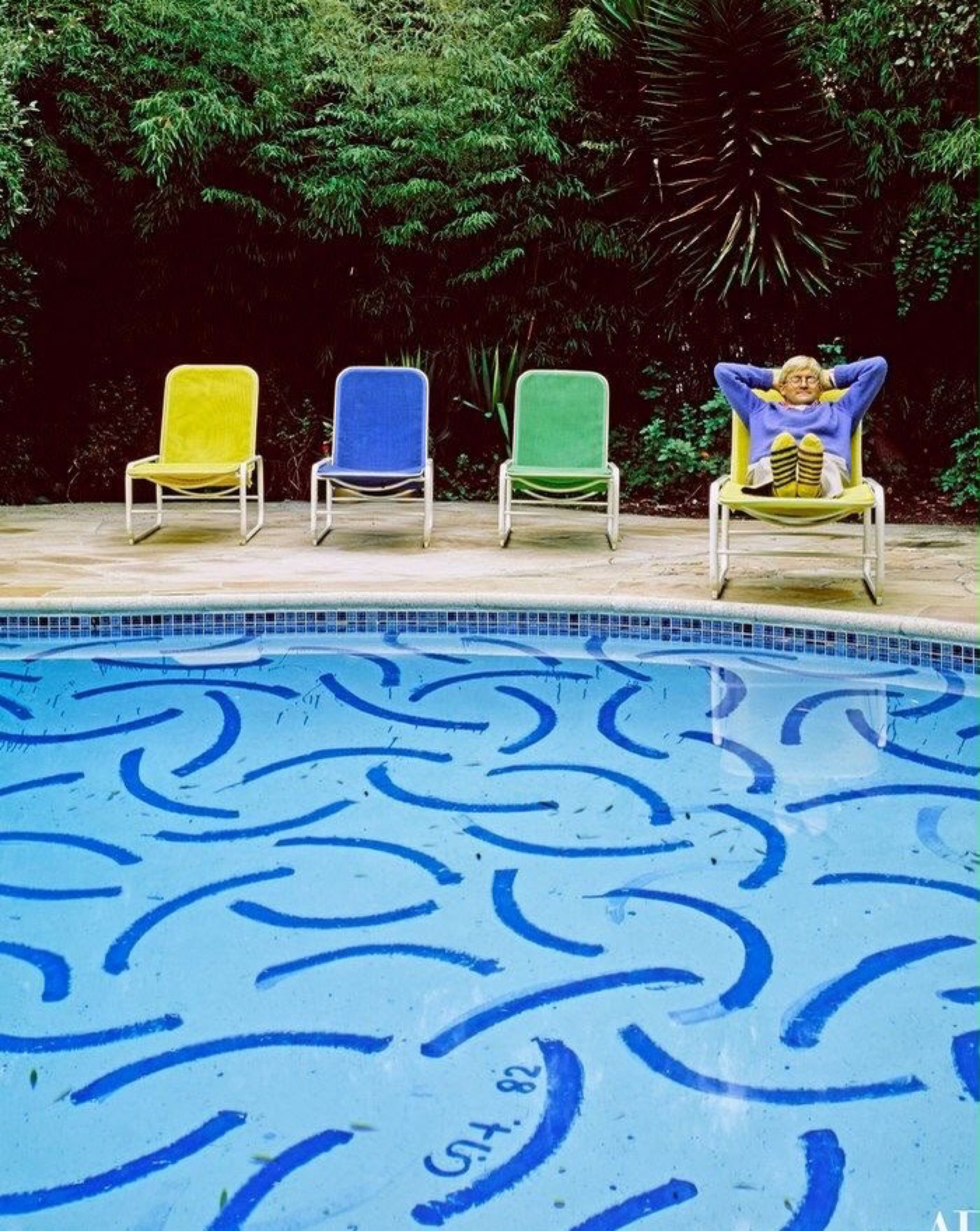 Thank you for the beauty, emotion, and inspiration you brought into the world #davidhockney 🧡💚💙💛🩷