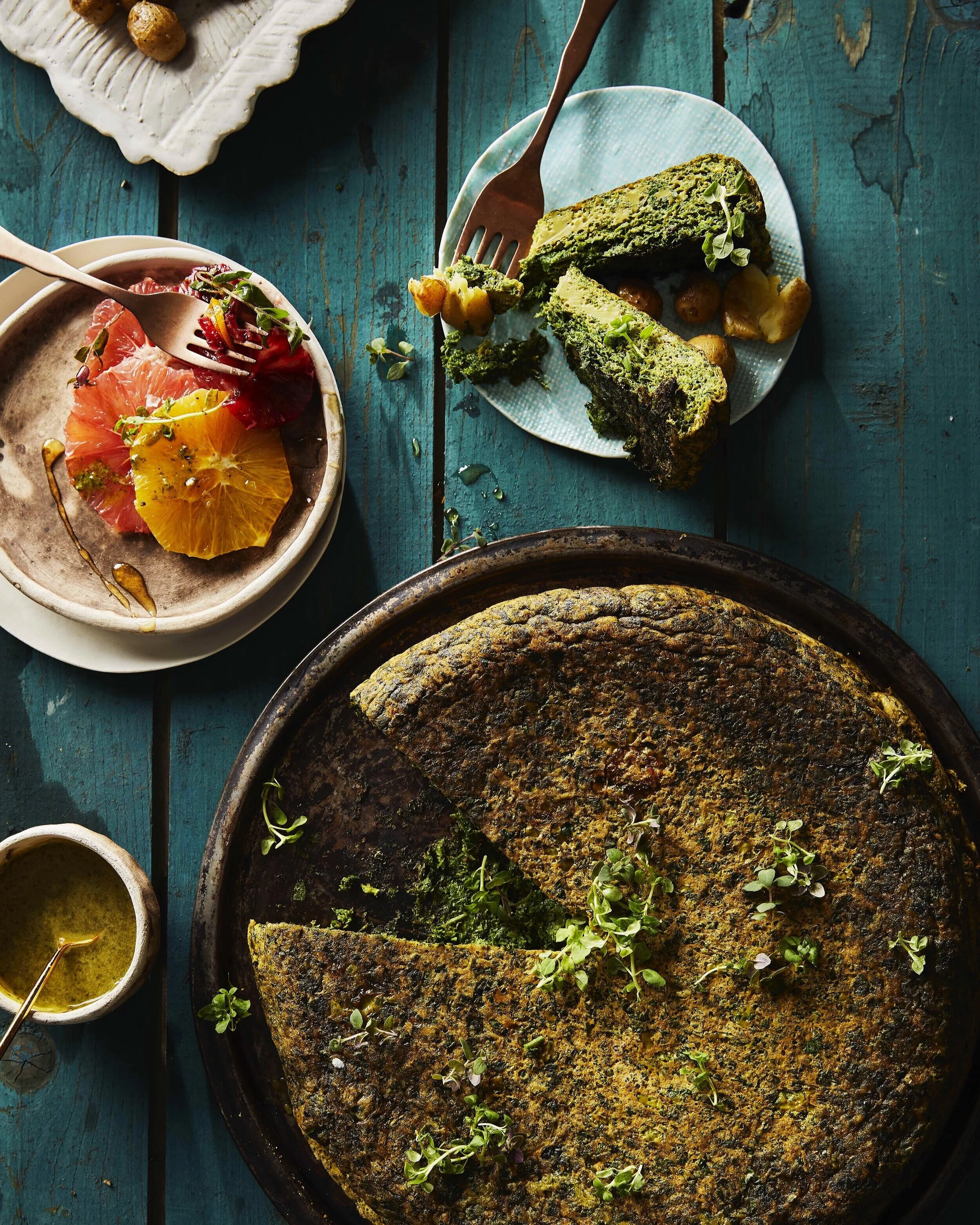 UPLOADED/REDIRECTED Nowruz:  A spring festival frittata from Iran